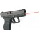 Лазерный целеуказатель LaserMax втроенный для Glock 42, красный (LMS-G42)