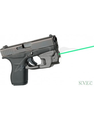 Лазерный целеуказатель LaserMax для Glock 42, 43 на скобу, с фонарем, зеленый (CF-G4243-C-G)