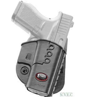 Кобура Fobus для Glock 43 с поясным фиксатором, под левую руку