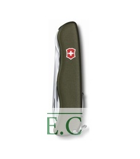 Нож перочинный Victorinox Forester 111мм 12 функций зелёный