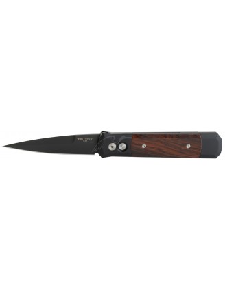 Нож Pro-Tech Godfather Black Blade, cocobolo