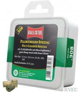 Патч для чистки Ballistol войлочный специальный .308 60шт/уп