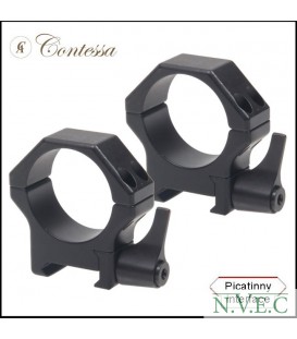 Быстросъемные кольца Contessa на Weaver D26mm BH8mm (SPP01/A/SR пара) сталь