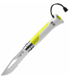 Нож Opinel №8 Outdoor ц:белый/желтый