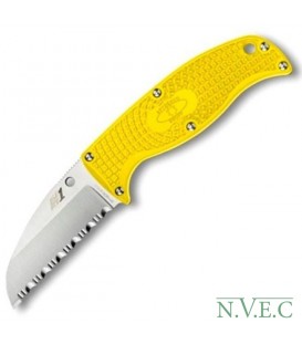 Нож Spyderco Enuff, серрейтор ц:жёлтый