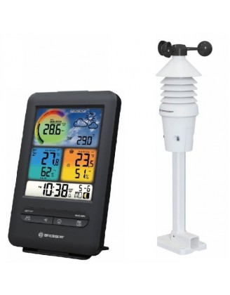 Метеостанция Bresser WIFI Colour 3-in-1 Wind Sensor Black