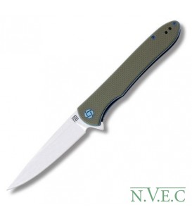 Нож Artisan Shark Black Blade, D2, G10 Flat ц:olive