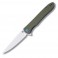 Нож Artisan Shark Black Blade, D2, G10 Flat ц:olive