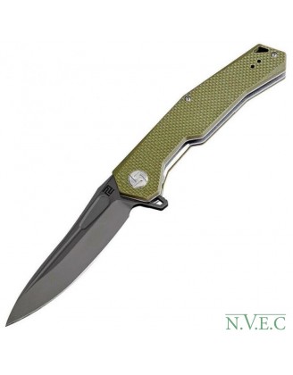 Нож Artisan Zumwalt Black Blade, D2, G10 Flat ц:olive