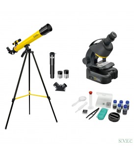Микроскоп National Geographic Junior 40x-640x + Телескоп 50/600