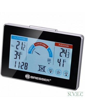 Термометр-гигрометр Bresser DCF with ventilation display