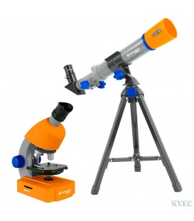 Микроскоп Bresser Junior 40x-640x + Телескоп 40/400