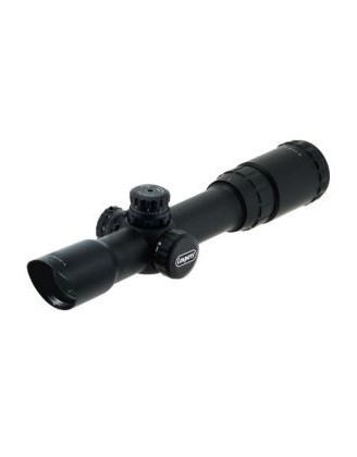 Оптический прицел LEAPERS Accushot Tactical 1-4x24 Mil-Dot, подсв., кольца