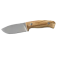 Нож LionSteel M3 лезвие 105 мм, рукоять - оливковое дерево, кожаный чехол