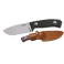 Нож LionSteel Hunting лезвие 90 мм фиксированное, рукоять - G10 черная, чехол из кордура