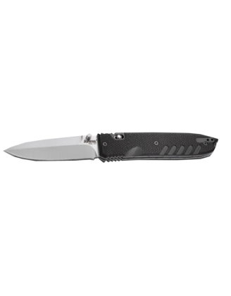 Нож LionSteel Daghetta лезвие 80 мм черное, рукоять - G10 чёрная