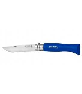 Нож Opinel серии COLORED TRADITION N°08 inox, нержавеющая сталь, рукоять - синяя