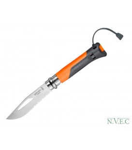 Нож Opinel n8 OUTDOOR оранжевый