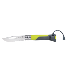Нож Opinel n8 OUTDOOR желто-зеленый