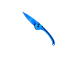 Нож сувенирный Tekut Mini Pecker, лезвие 45, общ. 110, материал  - нерж. сталь, цвет - синий