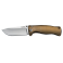 Нож LionSteel SR2 mini лезвие 78 мм, рукоять - титан, цвет бронзовый, в деревянной коробке