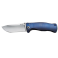 Нож LionSteel SR2 mini лезвие 78 мм, рукоять - титан, цвет фиолетовый, в деревянной коробке