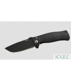 Нож LionSteel SR ALUMINUM лезвие 78 мм чёрное, рукоять - анодир алюм, цвет чёрный