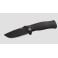 Нож LionSteel SR ALUMINUM лезвие 78 мм чёрное, рукоять - анодир алюм, цвет чёрный