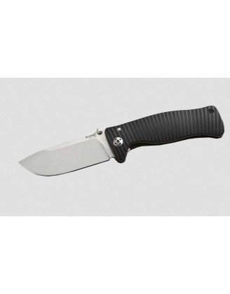 Нож LionSteel SR ALUMINUM лезвие 78 мм, рукоять - анодир алюм, цвет чёрный
