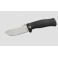 Нож LionSteel SR ALUMINUM лезвие 78 мм, рукоять - анодир алюм, цвет чёрный