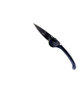 Нож Tekut Pecker B Fashion, лезвие 65 общ.160, нерж. сталь, цвет-чёрный+чехол и кор