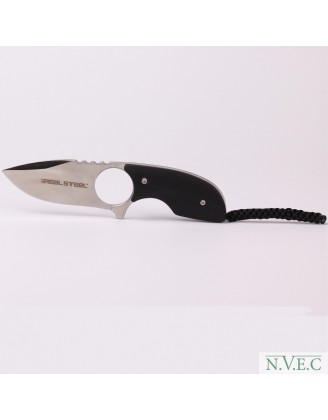 Нож Sanrenmu RealSteel, лезвие 68,5 мм, рукоять G10 чёрная, чехол Kydex
