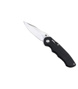 Нож Tekut Flyer Outdoor, лезвие 83 общ.195, рук - алюм. цвет - черн. + коробка и чехол