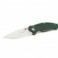 Нож Sanrenmu, лезвие 90 мм, рукоять G10 зелёная, крепление на ремень