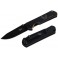 Нож Sanrenmu Outdoor, лезвие 71 мм чёрное, металлическая рукоять чёрн, рис.цв крепл на рем 12
