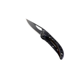 Нож Tekut Mini Sea-Lion, лезвие 50 общ.125, рукоять - алюм. черн., клипса для ремня