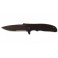 Нож Sanrenmu Athletic, лезвие 94 мм, рукоять черная, полимер G10, крепление на ремень