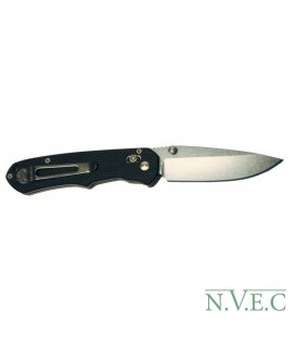 Нож Sanrenmu Athletic, лезвие 90 мм, рук-ть черный нейлон, армиров стекловолокном, крепление на ремень