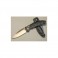 Нож Sanrenmu Athletic, лезвие 85 мм, рукоять микарта (чёрно-зелёная), крепление на ремень