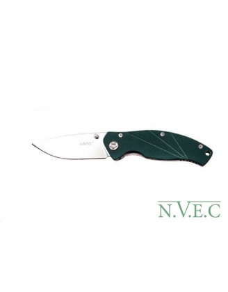 Нож Sanrenmu Tactical, лезвие 83,5 мм, рукоять G10 зелёная, крепление на ремень