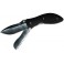 Нож Sanrenmu Outdoor, лезвие 69,5 мм + пила, рукоять чёрная, крепление на ремень