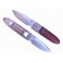 Нож Sanrenmu  EDC, лезвие 69 мм, рукоять Pakawood одна сторона, другая металл с крепление на ремень