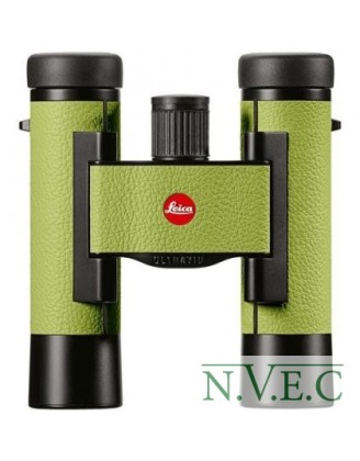Бинокль Leica Ultravid 10x25 Apple green (водонепрониц.,азотозаполн., стильная цветная кожа)