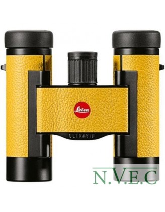 Бинокль Leica Ultravid 8x20 Lemon yellow (водонепрониц.,азотозаполн., стильная цветная кожа)