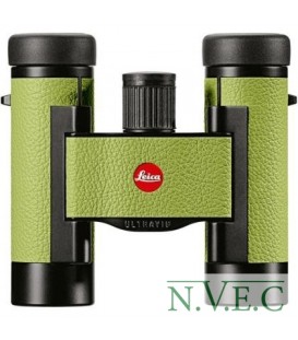 Бинокль Leica Ultravid 8x20 Apple green (водонепрониц.,азотозаполн., стильная цветная кожа)