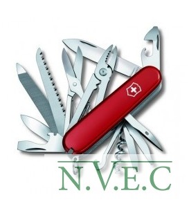 Нож складной, мультитул Victorinox HANDYMAN (91мм,24 функции), красный 1.3773